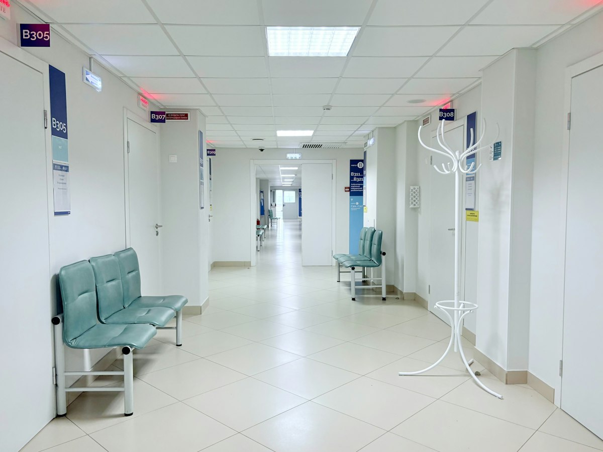 Pasillo de un hospital