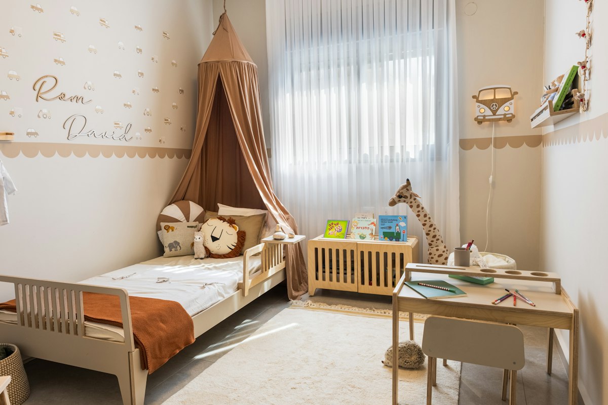 Child's bedroom with toys